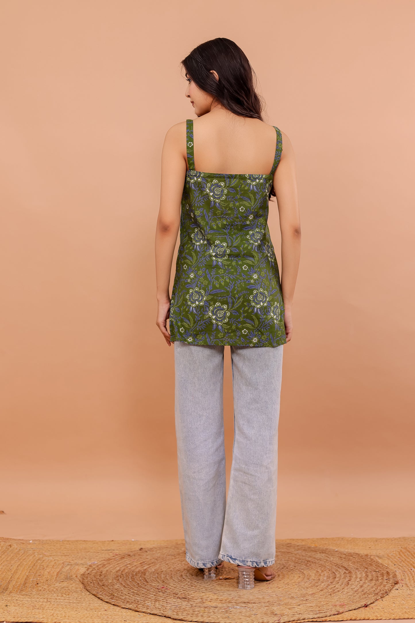 Sitara Floral Cotton Top