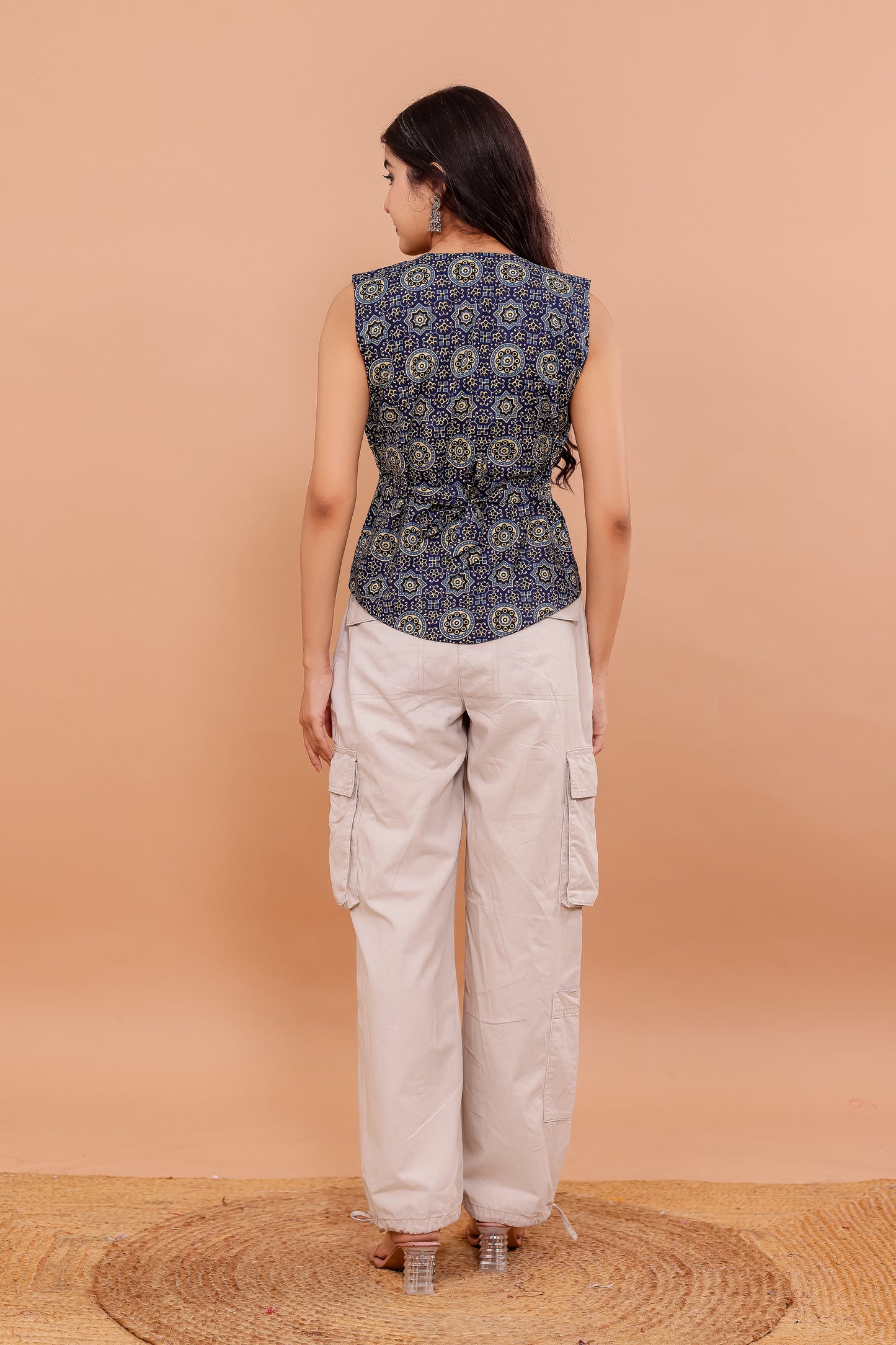 Amara Vintage Indigo Vest