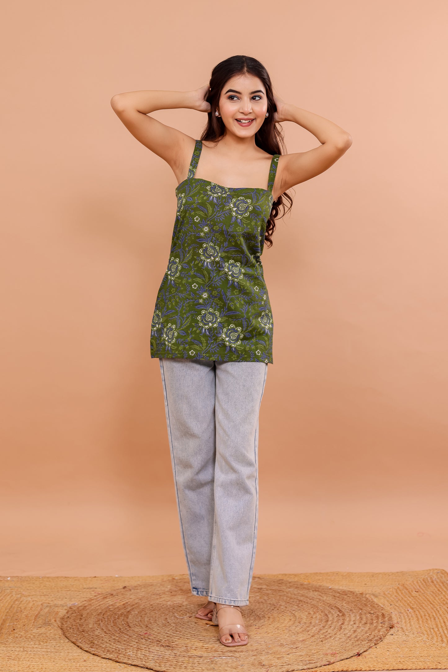 Sitara Floral Cotton Top