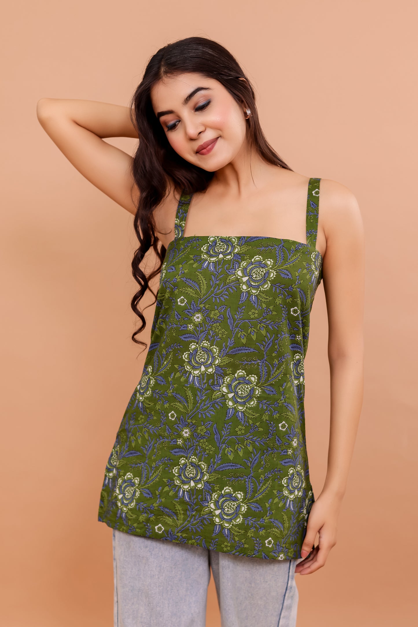 Sitara Floral Cotton Top