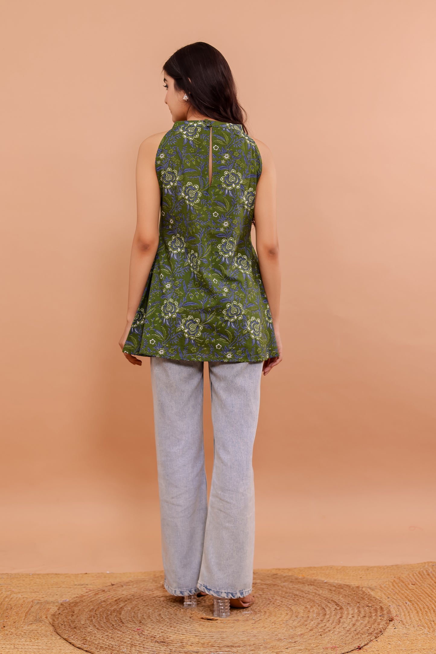 Elaani Olive Green Top