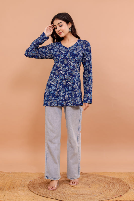 Meher Indigo Kurti