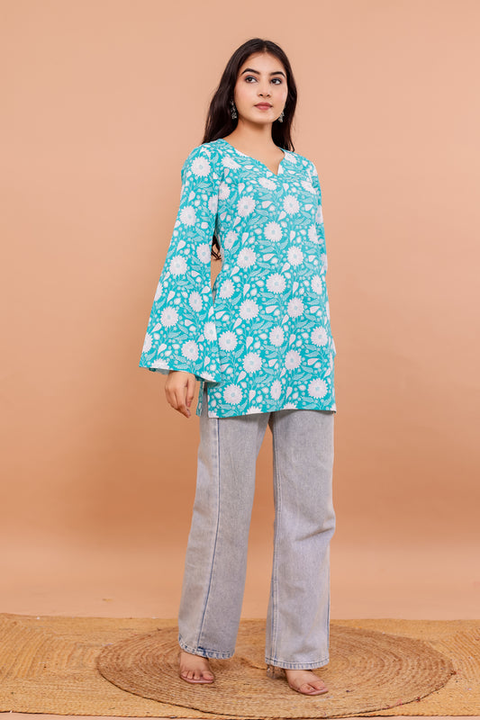 Neelphool  Bloom Kurti
