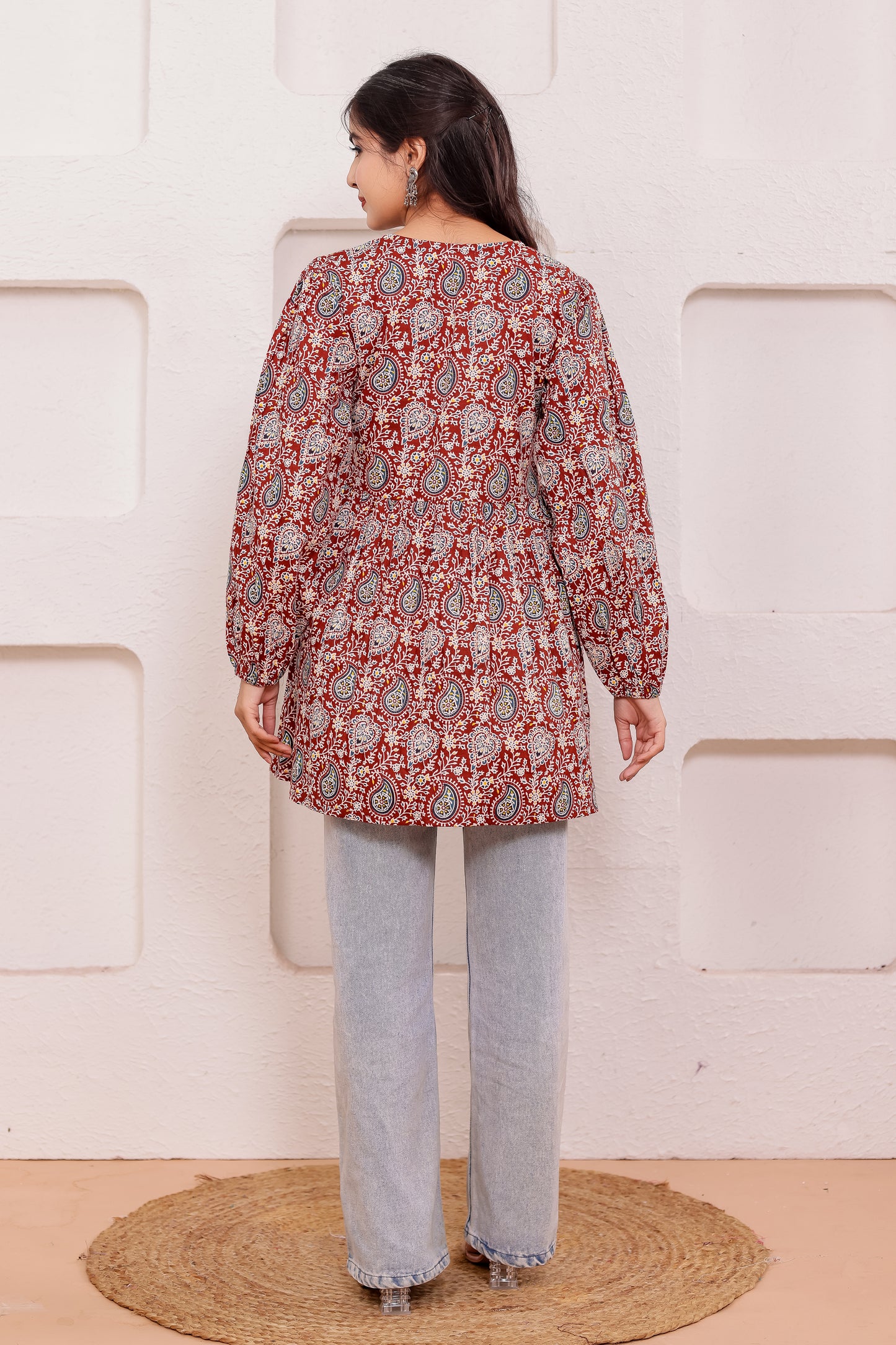 Noor Tassel Empire Kurti